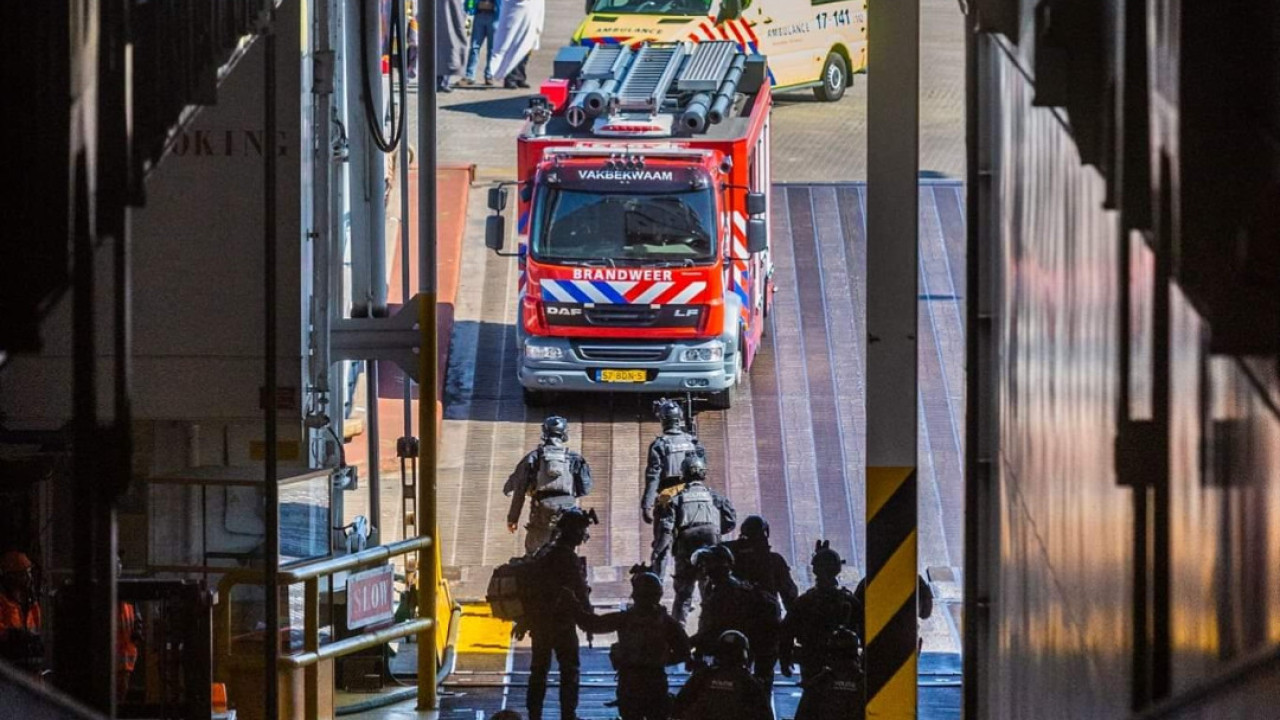 Brandweer en DSI op oefening